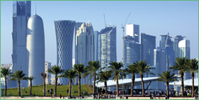 Qatar business towers 