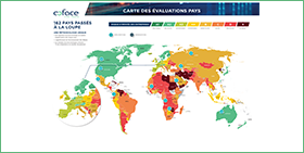 Carte des évaluations du risque pays 